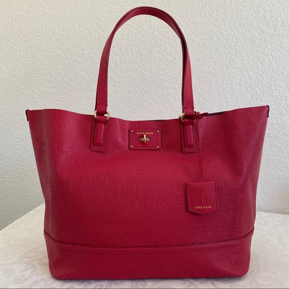 Cole Haan Handbags - Cole Haan red leather tote